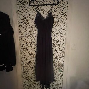 Vintage Dior Black Lace Nightgown